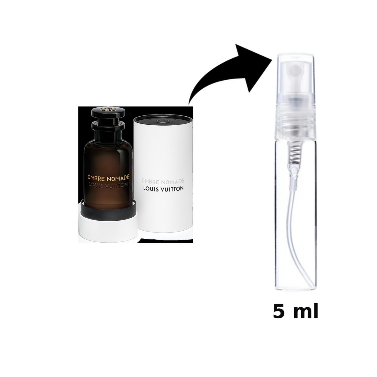 Decant de 5 ml de Louis Vuitton Ombre Nomade