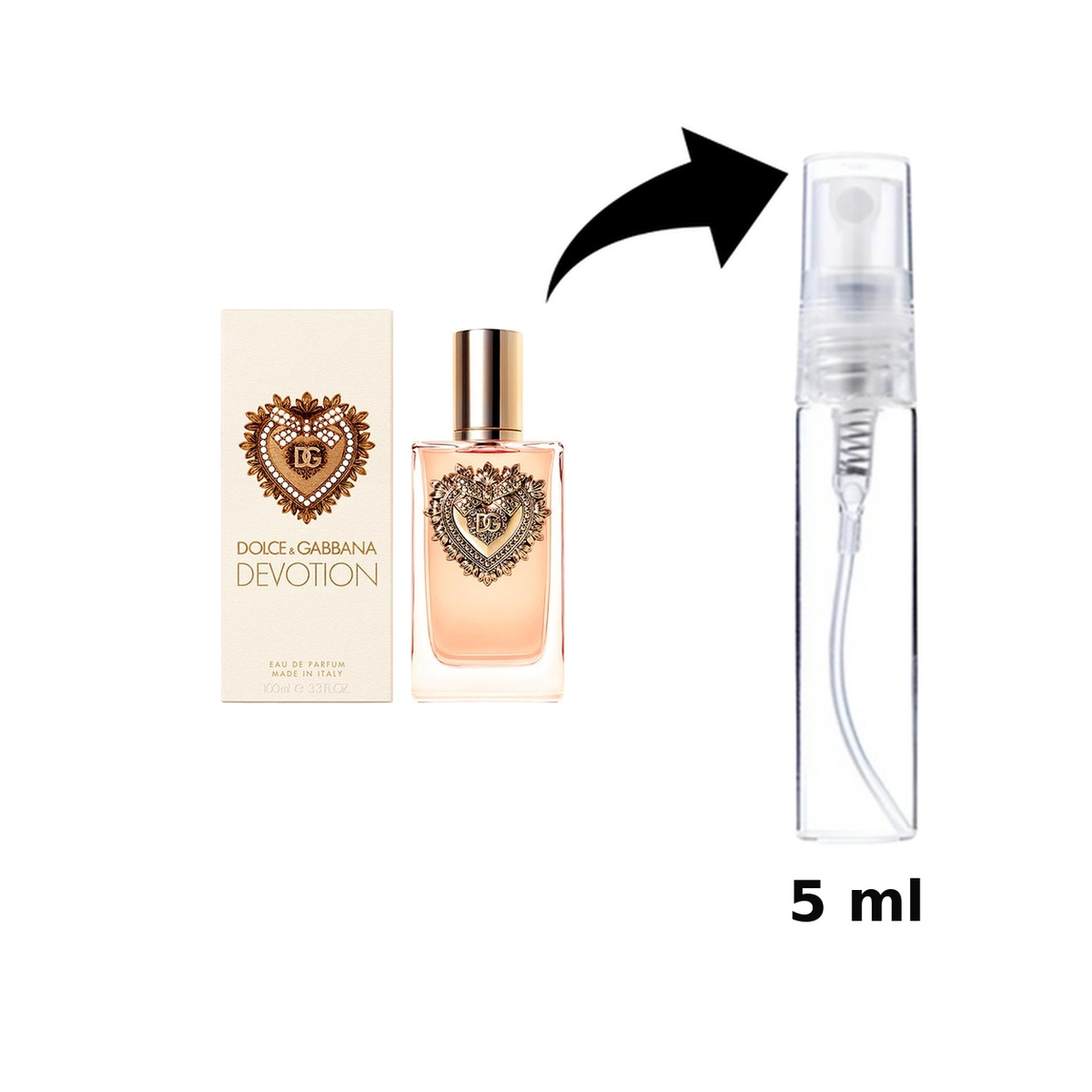 Decant de 5 ml de Dolce & Gabbana Devotion Eau de Parfum